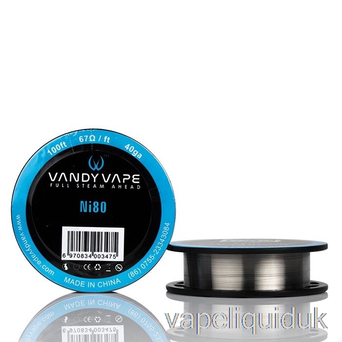 Vandy Vape Specialty Wire Spools Ni80 - 40GA - 100ft - 6.7ohm Vape Juice